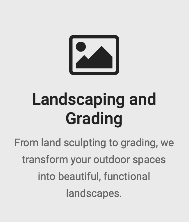 Landscape and Grading Excavation
